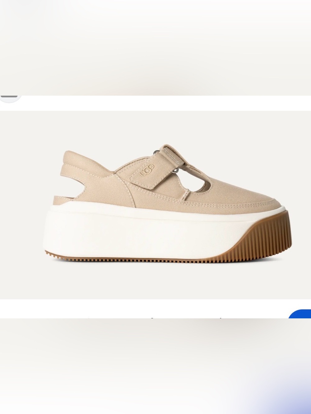 UGG Ez-Duzit Platform T-Strap Sneakers